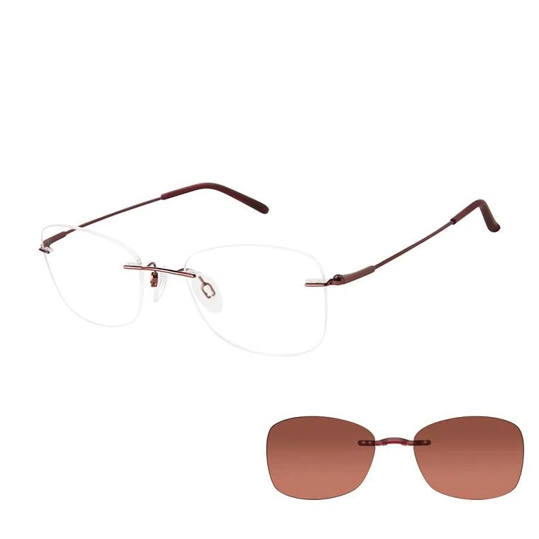 Charmant Pressure Mount TI29231 Eyeglasses - view 2